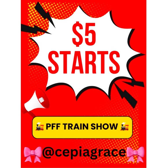 Join us on Miss Monica’s PFF 🚂 Train Show 🚂 6/27/25